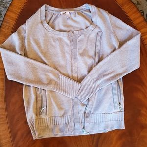 💋Victoria's Secret Sweater, Zipper Mushroom, SZ M